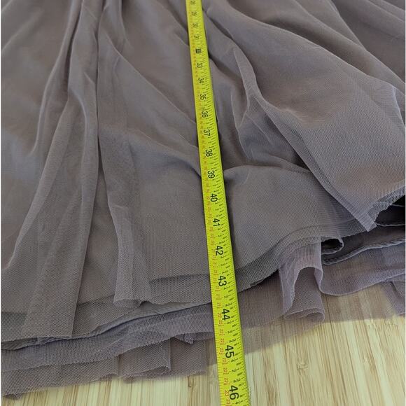 ASOS Pinny Extreme Tulle Mesh A-line Purple Midi Sleeveless Dress, size 6 - Picture 9 of 12